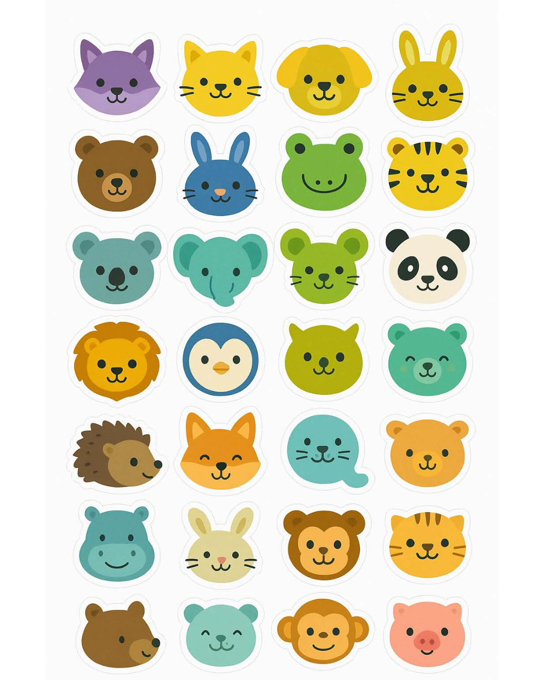 Stickere Mutrițe 24 buc