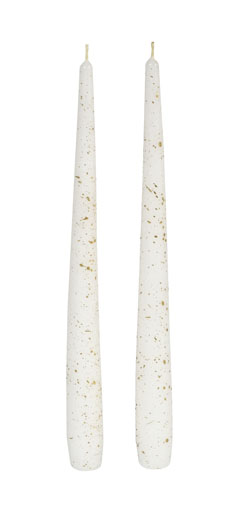 Set lumanari 240X22 Stardust white, 2buc