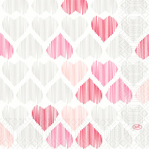 Șervețele 3-ply 33X33cm Amour, 50buc
