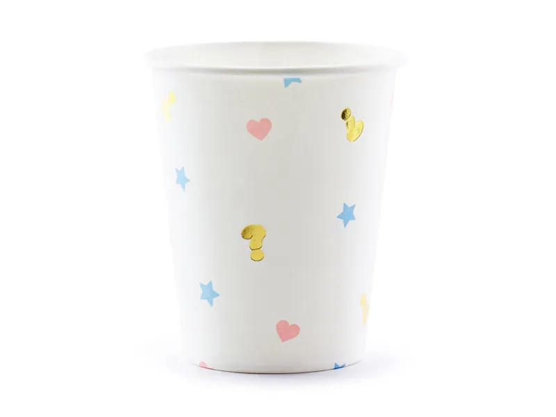 Pahare din hârtie,200 ml băiat sau fată,  6buc
