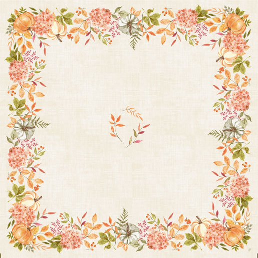 Fata de masa non-textila Dunicel 84X84CM Spicy Pumpkin